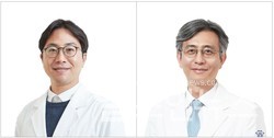 백종훈 경희대병원 정형외과 교수(왼쪽), 안형준 경희대병원 이식혈관외과 교수