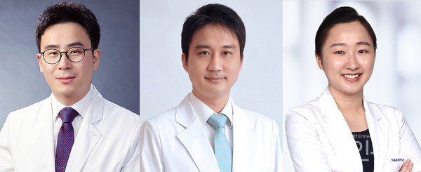 서울대병원 마취통증의학과 이호진 교수(왼쪽부터), 조수익 교수, 윤수지 교수