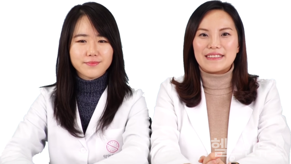 약사 유튜버 약먹을시간 제공, (왼쪽부터) 약사 천제하, 최주애