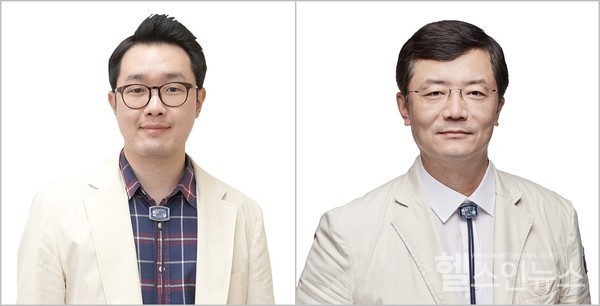 (왼쪽부터)  가톨릭대학교 서울성모병원 정형외과 김만수·인용 교수
